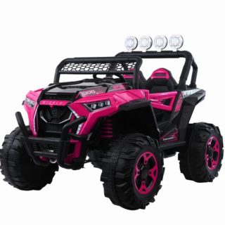 918 4DM Kids Electric Ride on UTV (Pink) with Bluetooth