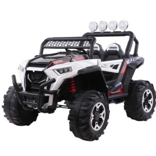 918 4DM Kids Electric Ride on UTV (White) with Bluetooth