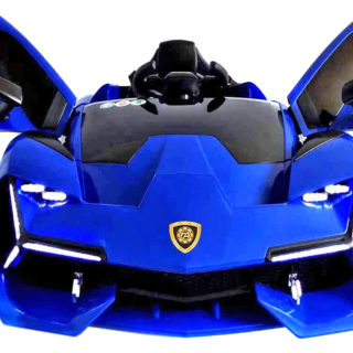 666 Kids Electric Car Hydraulic Scissors Door(Blue)