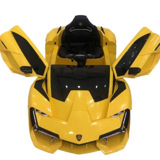 666 Kids Electric Car Hydraulic Scissors Door(Yellow)