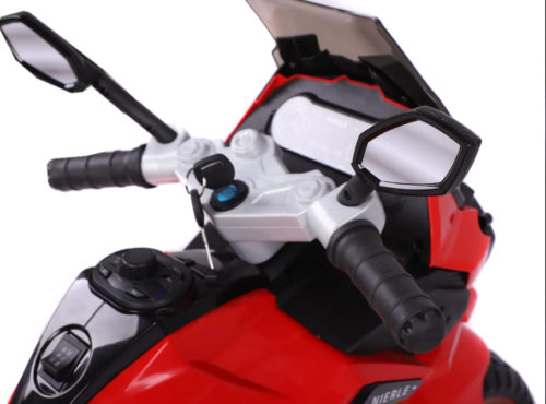 G8 Kids Electric Ride On Motorcycle-Light Display Card Reader(White) - Image 2