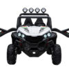 S2588 Kids Electric UTV (White) With Bluetooth Function - Image 4