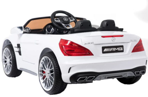 XMX602-AMG Licensed Mercedes Benz 12V Remote Control Kids Ride On Car(White) - Image 8